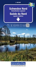 Cover: K&uuml;mmerly+Frey Regional-Strassenkarte 5 Schweden Nord 1:400.000 - Hallwag K&uuml;mmerly+Frey