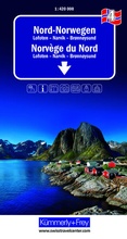 Cover: K&uuml;mmerly+Frey Regional-Strassenkarte 4 Nord-Norwegen 1:420.000 - Hallwag K&uuml;mmerly+Frey