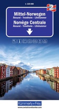 Cover: K&uuml;mmerly+Frey Regional-Strassenkarte 2 Mittel-Norwegen 1:325.000 - Hallwag K&uuml;mmerly+Frey