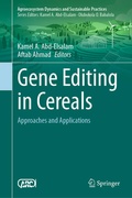 Cover: Gene Editing in Cereals - Springer