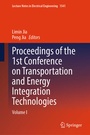 Cover: Proceedings of the 1st Conference on Transportation and Energy Integration Technologies - Springer