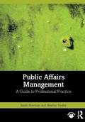 Cover: Public Affairs Management - Routledge