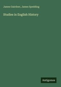 Cover: Studies in English History - Antigonos Verlag