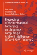 Cover: Proceedings of the International Conference on Ubiquitous Computing and Ambient Intelligence (UCAmI 2025), Volume 2 - Springer