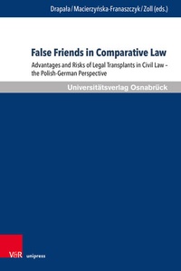 Enlarge image Cover: False Friends in Comparative Law - Brill Deutschland