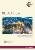 Cover: BULGARICA 7 - Akademische Verlagsgemeinschaft M&uuml;nchen