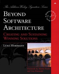 Enlarge image Cover: Beyond Software Architecture - Addison Wesley