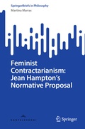 Cover: Feminist Contractarianism: Jean Hampton's Normative Proposal - Springer