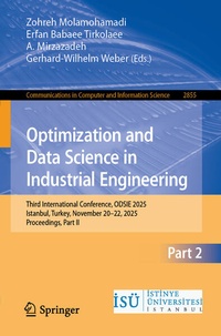 Enlarge image Cover: Optimization and Data Science in Industrial Engineering - Springer