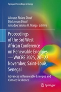 Cover: Proceedings of the 3rd West African Conference on Renewable Energies-WACRE 2025; 20-22 November, Saint-Louis, Senegal - Springer