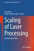 Cover: Scaling of Laser Processing - Springer