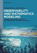 Cover: Observability and Mathematics Modeling - De Gruyter