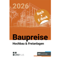 Cover: Baupreise f&uuml;r Hochbau und Freianlagen 2026 mit E-Book (PDF) - Rudolf M&uuml;ller Verlag
