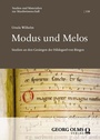 Cover: Modus und Melos - Georg Olms Verlag