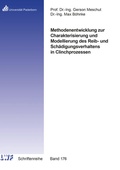 Cover: Methodenentwicklung zur Charakterisierung und Modellierung des Reib- und Sch&auml;digungsverhaltens in Clinchprozessen - Shaker