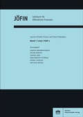 Cover: Jahrbuch f&uuml;r &ouml;ffentliche Finanzen 1 (2025) 2 - Berliner Wissenschafts-Verlag