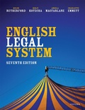 Cover: English Legal System 7e - Oxford University Press