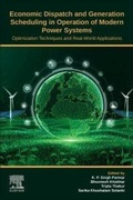 Cover: Economic Dispatch and Generation Scheduling in Operation of Modern Power Systems - Elsevier