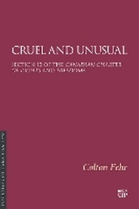 Enlarge image Cover: Cruel and Unusual - University of Toronto Press