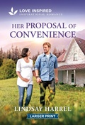 Cover: Her Proposal of Convenience - Love Inspired Larger Print