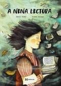 Cover: A nena lectora - Edici&oacute;ns Xerais