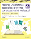 Cover: Materias universitarias accesibles a personas con discapacidad intelectual - Ediciones Pir&aacute;mide