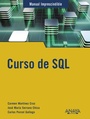 Cover: Curso de SQL - ANAYA MULTIMEDIA