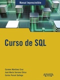 Cover: Curso de SQL - ANAYA MULTIMEDIA