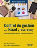 Cover: Control de gesti&oacute;n con Excel y Power Query - Anaya Multimedia