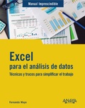 Cover: Excel para el an&aacute;lisis de datos - ANAYA MULTIMEDIA