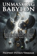 Cover: Unmasking Babylon: The Pagan Roots of Today's Rituals, Holidays, Customs, Traditions, and Beliefs - Petrus Vermaak
