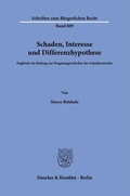 Bild: Schaden, Interesse und Differenzhypothese - Duncker & Humblot