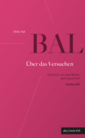 Cover: &Uuml;ber das Versuchen - Sonderzahl