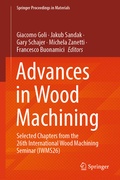 Cover: Advances in Wood Machining - Springer