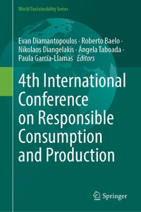 Enlarge image Cover: 4th International Conference on Responsible Consumption and Production - Springer