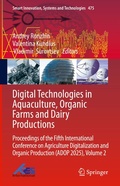 Cover: Digital Technologies in Aquaculture, Organic Farms and Dairy Productions - Springer