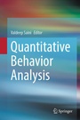 Cover: Quantitative Behavior Analysis - Springer