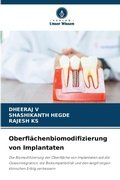 Cover: Oberflaechenbiomodifizierung von Implantaten - Verlag Unser Wissen