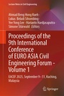 Cover: Proceedings of the 9th International Conference of EURO ASIA Civil Engineering Forum - Volume 1 - Springer
