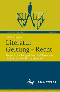 Enlarge image Cover: Literatur - Geltung - Recht - J.B. Metzler