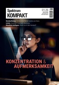 Cover: Spektrum Kompakt 1/2026 Konzentration und Aufmerksamkeit - Spektrum der Wissenschaft