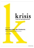 Cover: Das neue Herz der Finsternis - krisis 2/ 2025 - epubli