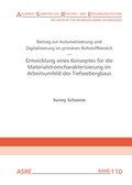 Cover: Beitrag zur Automatisierung und Digitalisierung im prim&auml;ren Rohstoffbereich - Entwicklung eines Konzeptes f&uuml;r die Materialstromcharakterisierung im Arbeitsumfeld des Tiefseebergbaus - Zillekens, Ralf