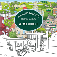 Enlarge image Cover: Bergisches Inklusions Wimmel-Malbuch - Adrian & Wimmelbuchverlag