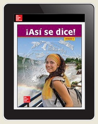 Enlarge image Cover: ¡Así se dice!, Level 4 eStudio 1-year class (5) subscription - McGraw-Hill Education