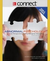 Enlarge image Cover: Connect 1-Semester Access Card for Abnormal Psychology - McGraw-Hill Education
