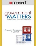 Cover: Connect 1-Semester Access Card for Government Matters - McGraw-Hill Education