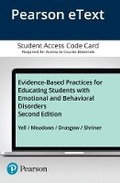 Cover: Evidence-Based Practices for Educating Students with Emotional and Behavioral Disorders -- Pearson eText - Pearson
