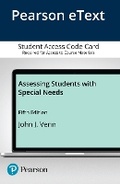 Cover: Assessing Students with Special Needs -- Pearson eText - Pearson