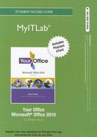 Enlarge image Cover: myitlab with Pearson eText -- Access Card -- for Your Office Office 2010 Vol. 1 - Pearson